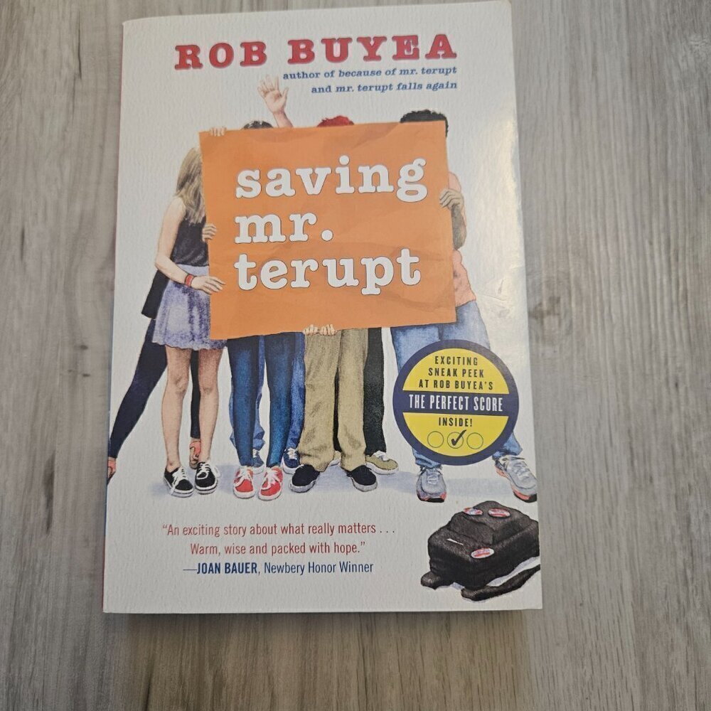 Saving Mr. Terupt (Mr. Terupt Series #3) Paperback Book - by Rob Buyea